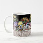 ダイニングテーブルコーヒーマグのユニコーン コーヒーマグカップ (左)