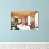 ダイニングルームの表示 キャンバスプリント (インサイチュ (ウッドフロア))