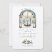 ダイニングルームテーブル |クリスマスイブディナー 招待状 (正面)