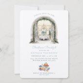 ダイニングルームテーブル |クリスマス・ブレックファースト 招待状 (正面)