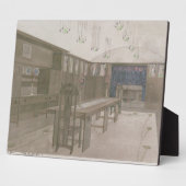 ダイニングルームデザイン1901年（カラーリトボ） フォトプラーク (側面)