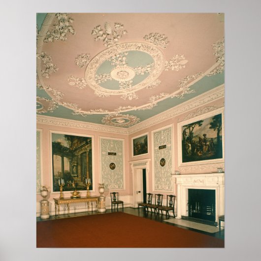 ダイニングルーム家具， 1767 ポスター (正面)