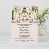 ダイニング素晴らしアルフレスコワイナリーのテーブルドレープ提灯 招待状 (スタンド正面)