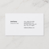 ダイニ素晴らしングレストランとイベントケータリング 名刺 (裏面)