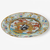 ダイニ素晴らしング結婚のディナーコート ペーパープレート (アングル)