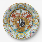 ダイニ素晴らしング結婚のディナーコート ペーパープレート (正面)