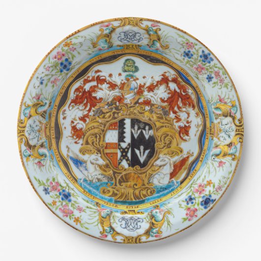 ダイニ素晴らしング結婚のディナーコート ペーパープレート (正面)