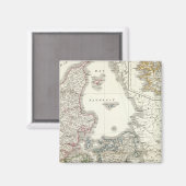 ダイネアーク，島 – デンマーク，アイスランド マグネット (正面/裏面)