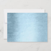 ダイノコーンクリスタルブルー |ユニコーン恐竜の卒業生 招待状 (裏面)