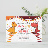 ダイノミカラフルト恐竜誕生パーティー 招待状 (スタンド正面)