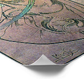 ダイバラバイアルフォンスミュシャ1898 ポスター (角)