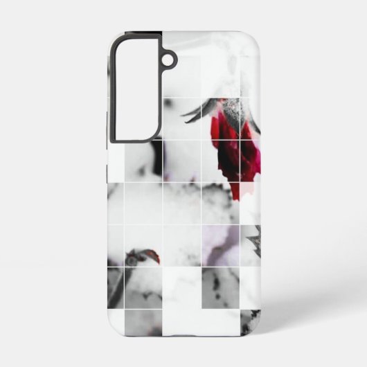 ダイバラ開花写真コラージュ SAMSUNG GALAXYケース (裏面)