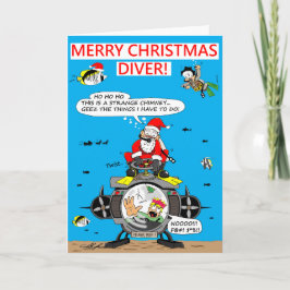 ダイバーのクリスマスカード！ シーズンカード