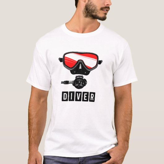 ダイバーのティー Tシャツ (正面)