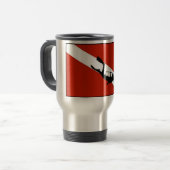 ダイバーの旗2 トラベルマグ (正面左)