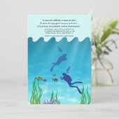 ダイバーの特別な日の招待状 招待状 (スタンド正面)