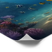 ダイバーは宝を見つける ポスター (角)