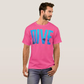 ダイバーアイディアスキューバダイビング Tシャツ (正面フル)