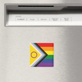 ダイバーシティとインクルージョンの進行状況プライドフラグ マグネット (インサイチュ (食洗機))