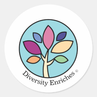 ダイバーシティエンリシズ丸ステッカー ラウンドシール