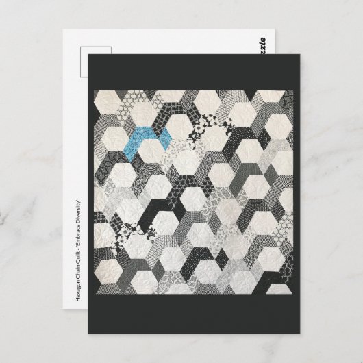ダイバーシティキルトポストカードを採用 ポストカード (正面/裏面)