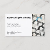 ダイバーシティキルト完全にカスタマイズ可能なビズカード 名刺 (正面)