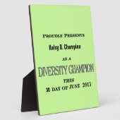 ダイバーシティチャンピオンプラーク フォトプラーク (側面)