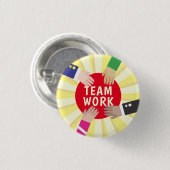 ダイバーシティチームワーク従業員認定賞 缶バッジ (正面&裏面)