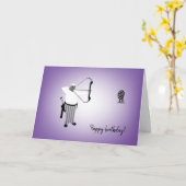 ダイバーシティデザインカーベイボーアーチャー誕生日カード カード (黄色い花)