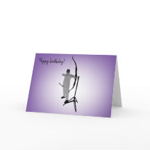 ダイバーシティデザインボーイカーブブラインドアーチャーカード