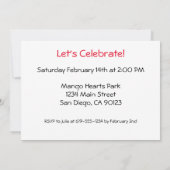 ダイバーシティラブハートハンズカラフル招待状 招待状 (裏面)