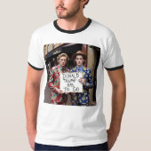 ダイバーシティ保護ーがトランプ Tシャツ (正面)