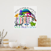 ダイバーシティ勇気付けられる受付ポスター ポスター (キッチン)