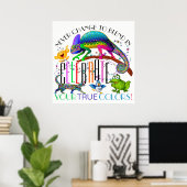 ダイバーシティ勇気付けられる受付ポスター ポスター (ホームオフィス)