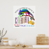 ダイバーシティ勇気付けられる受付ポスター ポスター (キッチン)