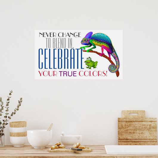 ダイバーシティ勇気付けられる受付ポスター ポスター (キッチン)