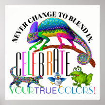 ダイバーシティ勇気付けられる受付ポスター