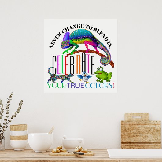 ダイバーシティ勇気付けられる受付ポスター ポスター (キッチン)