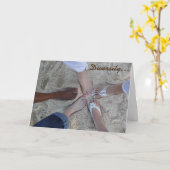 ダイバーシティ感動的ラムポイントケイマン諸島 カード (黄色い花)