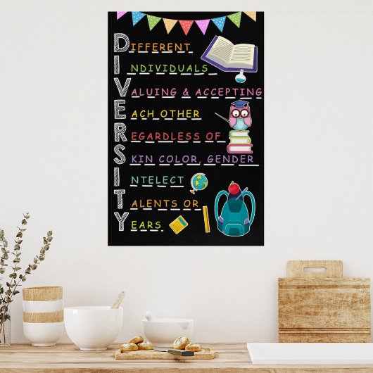 ダイバーシティ教室ポスター ポスター (キッチン)