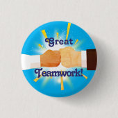 ダイバーシティ最初のバンプスタッフ認定賞 缶バッジ (正面)