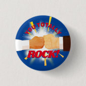 ダイバーシティ最初のバンプスタッフ認定賞 缶バッジ (正面)