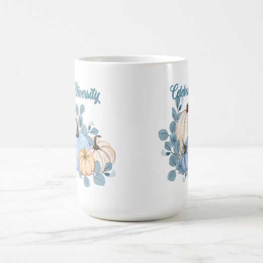 ダイバーシティ祝カボチャ コーヒーマグカップ (中央)