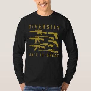 ダイバーシティ·アイン·テ素晴らしィ·ティ·プロ·エムデント·ガン Tシャツ