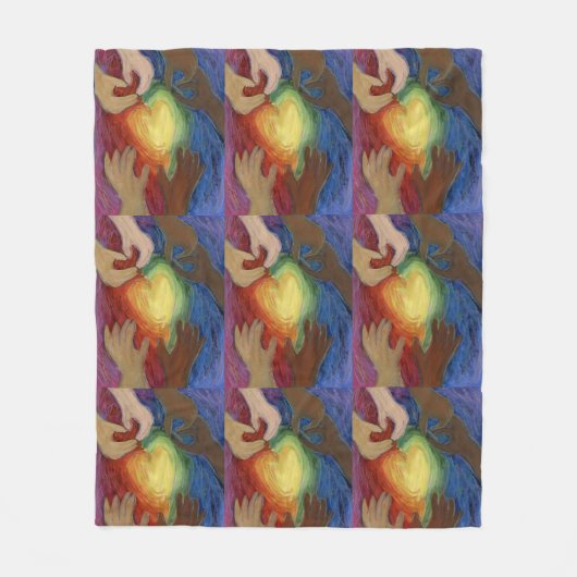 ダイバーシティ、エクイティ、インクルージョンフリースブランケット フリースブランケット (正面)