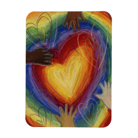 ダイバーシティ、エクイティ、インクルージョン(DEI)冷蔵庫用マグネット マグネット (縦)