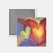 ダイバーシティ、エクイティ、インクルージョン(DEI)冷蔵庫用マグネット マグネット (正面/裏面)