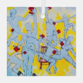 ダイバーシティ、包含及び地域ガラスオーナメント ガラスオーナメント (裏面)