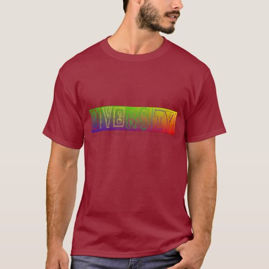 ダイバーシティTシャツの構成 Tシャツ (正面)