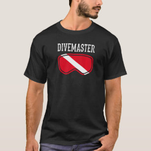 ダイバースタースキューバダイビングインストラクターダイブフラッグスタイル Tシャツ